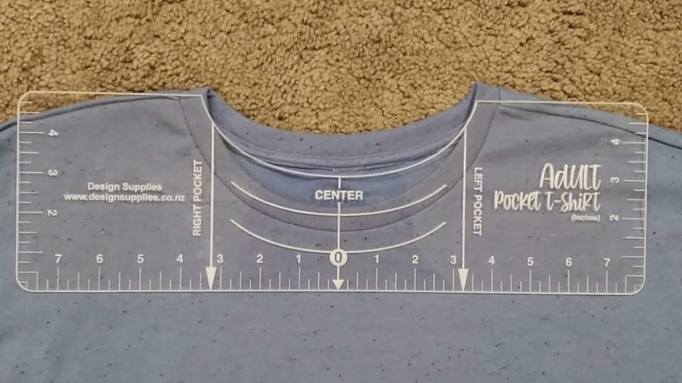 Adult Pocket Large Shirt Alignment Acrylic