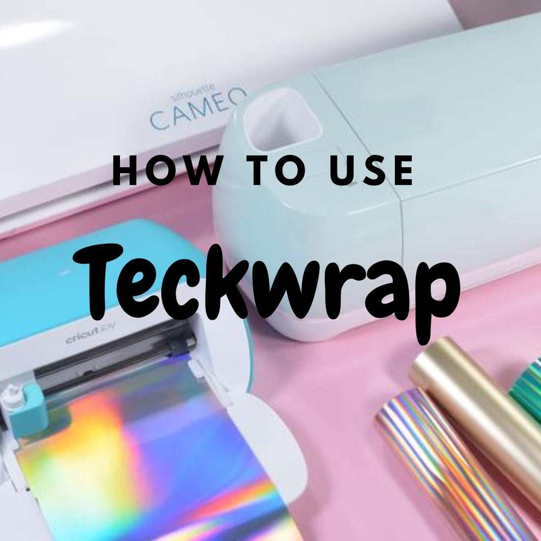 How to Craft with TeckWrapCraft Holographic Printable Sticker Vinyl