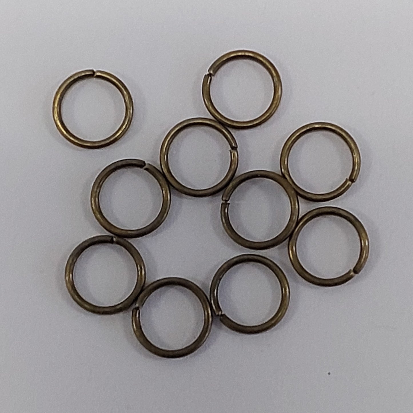 10 Jump Rings - Antique Bronze 5mm