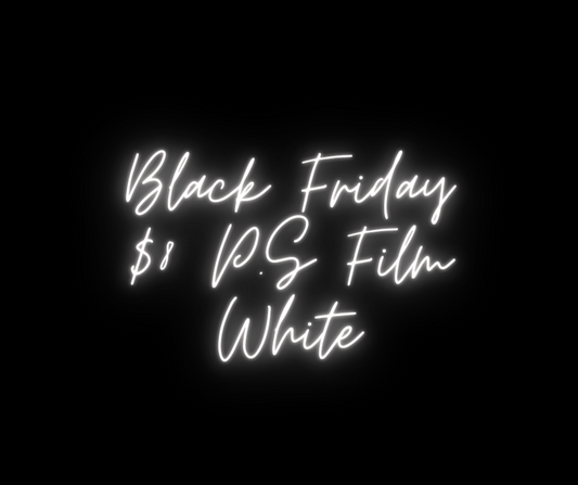 $8 P.S Film White