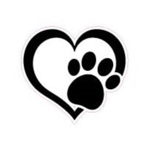 Acrylic - 2.5 Inch Paw Love