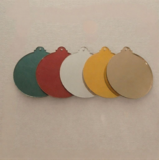 Acrylic - 3 Inch Bauble - Mirror