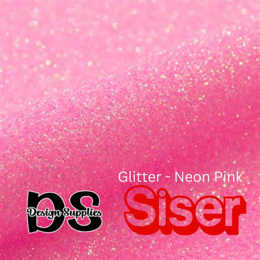 Siser Glitter 2 - Neon Pink