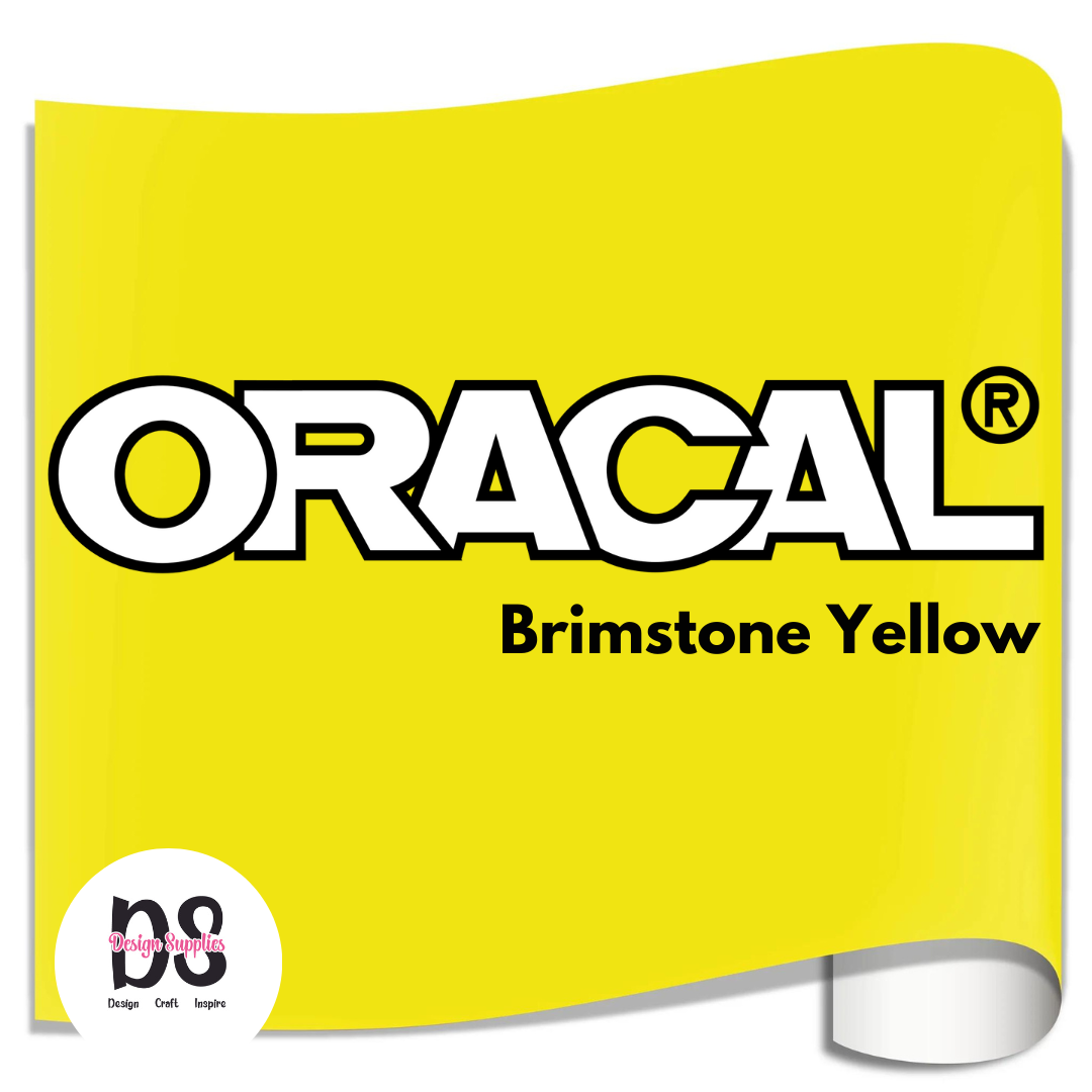 Oracal 651 Bulk Roll - Brimstone Yellow