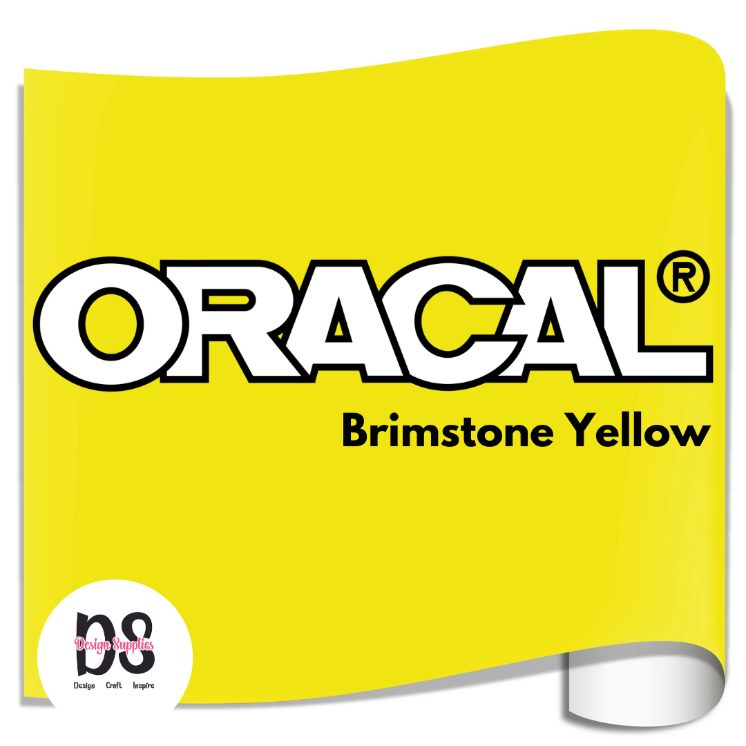 Oracal 651 -  Brimstone Yellow