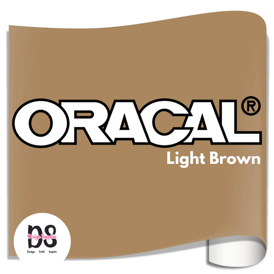 Oracal 651 -  Light Brown
