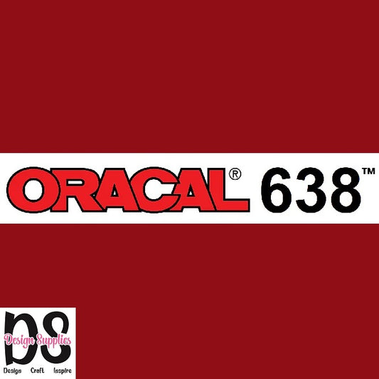 Oracal 638 Wall Art - Dark Red