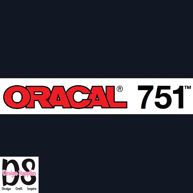 Oracal 751 - Black Blue