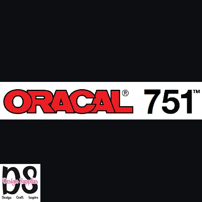 Oracal 751 Bulk Roll - Black Gloss