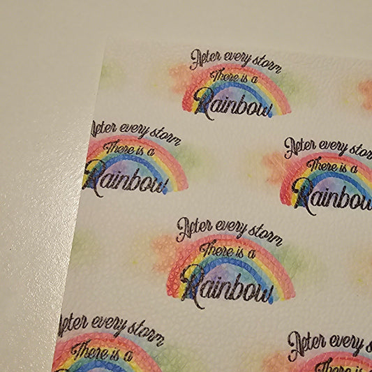 Printed Leatherette - After Every Storm