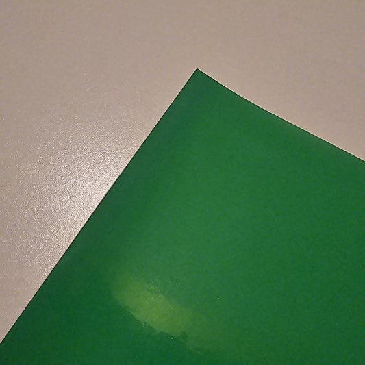 Faux Leather - Shiney Fluro Green