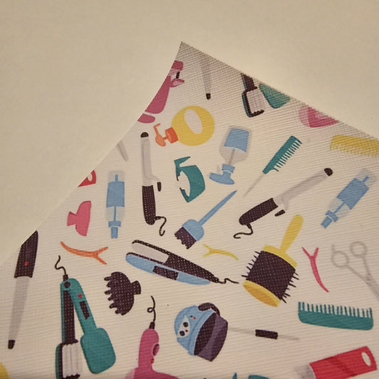 Printed Leatherette - Hair Styler