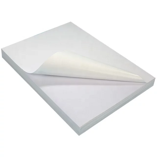 Glossy White Sticker Paper - Inkjet & Laser