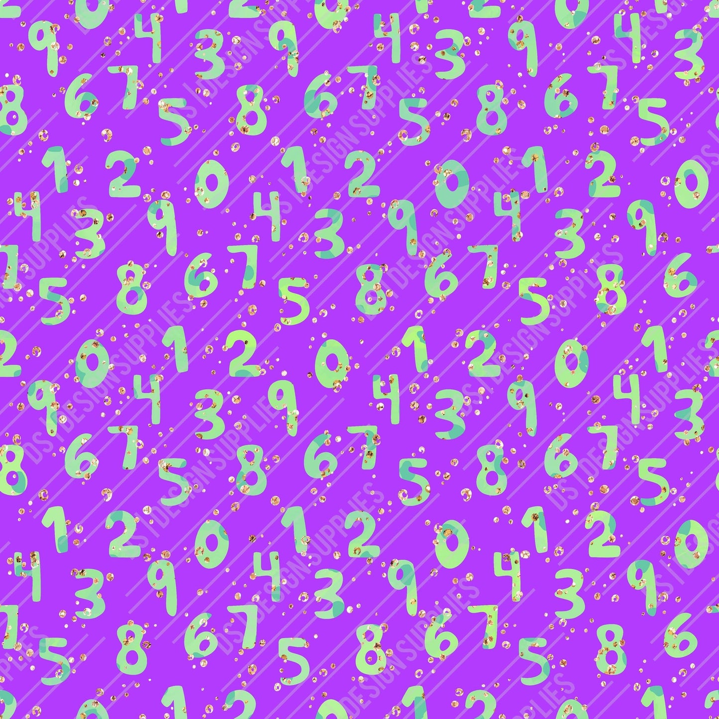 Numbers - Purple
