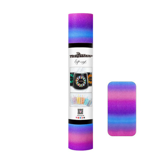 Teckwrap - Rainbow Stripes - Starry Purple