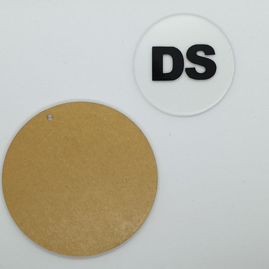 Acrylic - 3 Inch Circle - 3 Inch