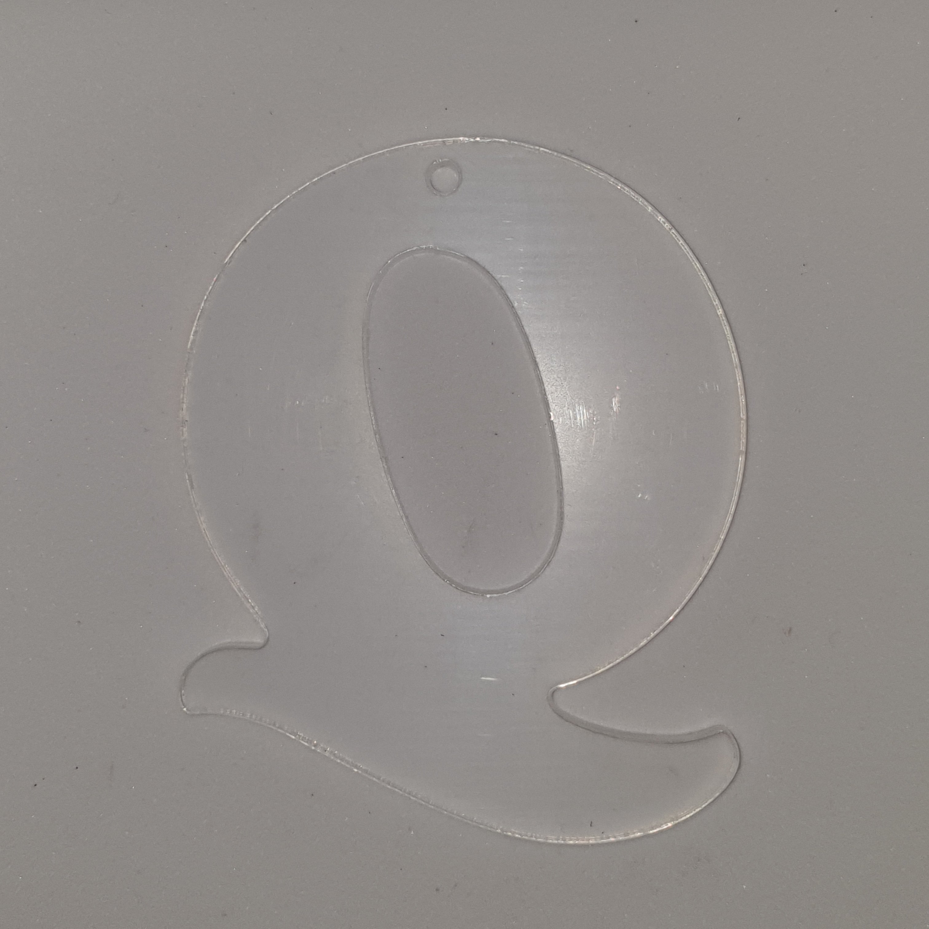 Acrylic - Q - 3 Inch – Design Supplies