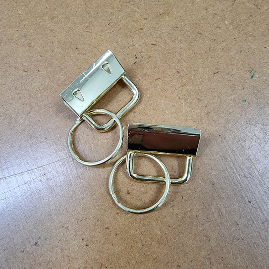 Key Fob - Gold 25mm
