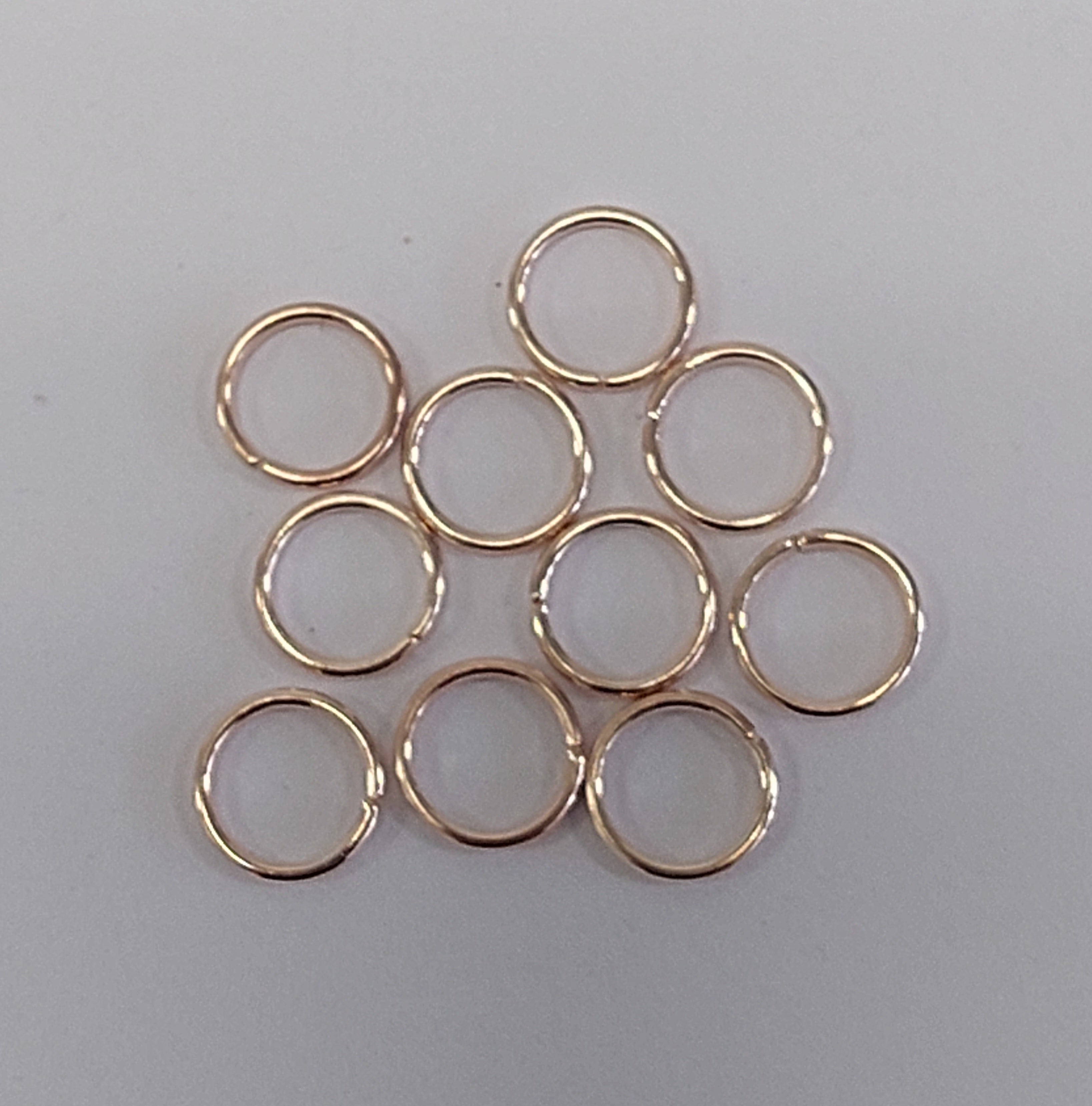 Rose gold store jump rings