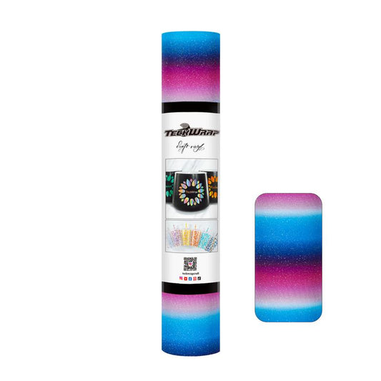 Teckwrap - Rainbow Stripes - Starry White