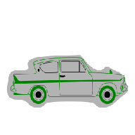 Acrylic - Classic car