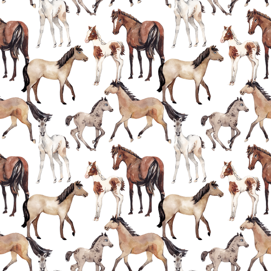 Horse - White