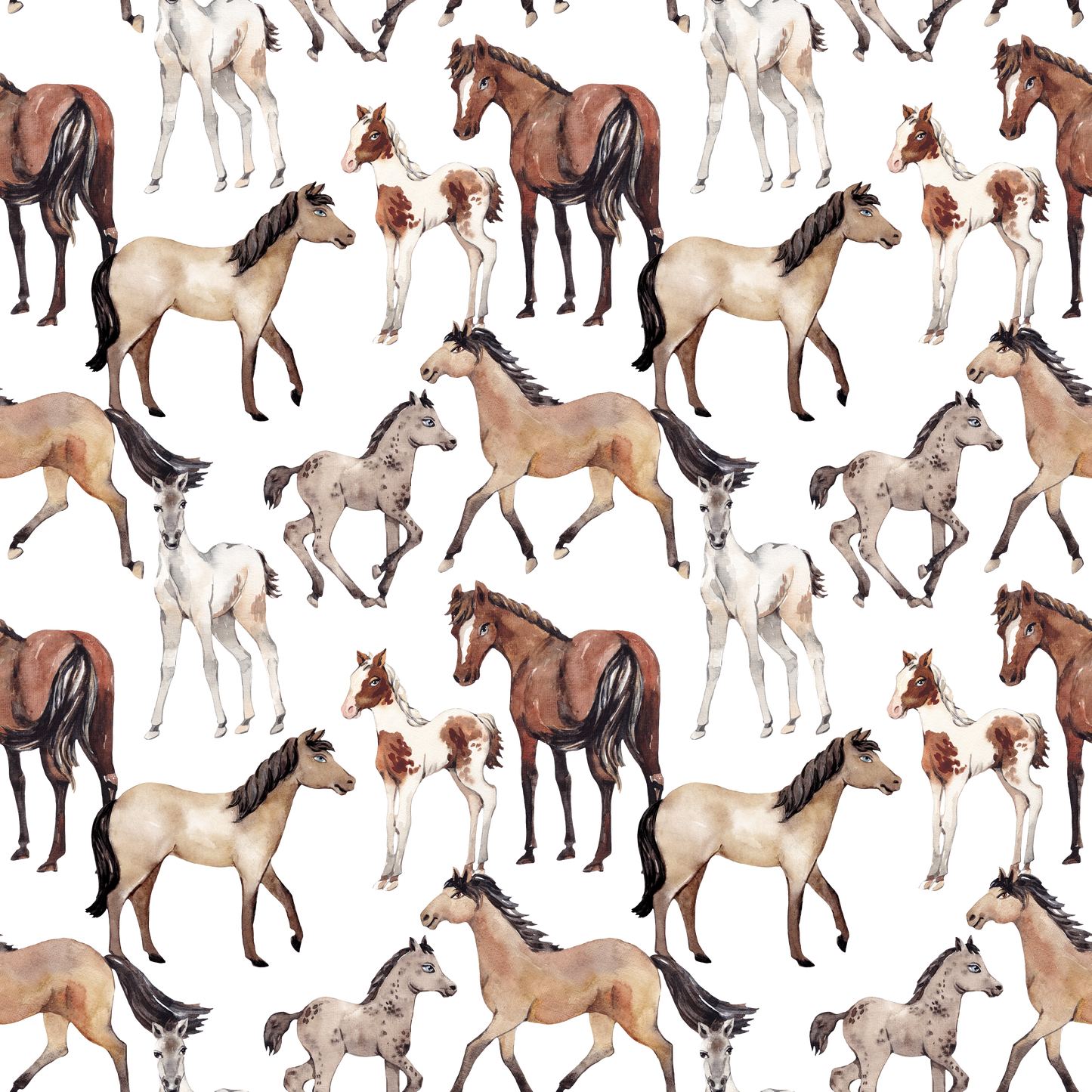 Horse - White