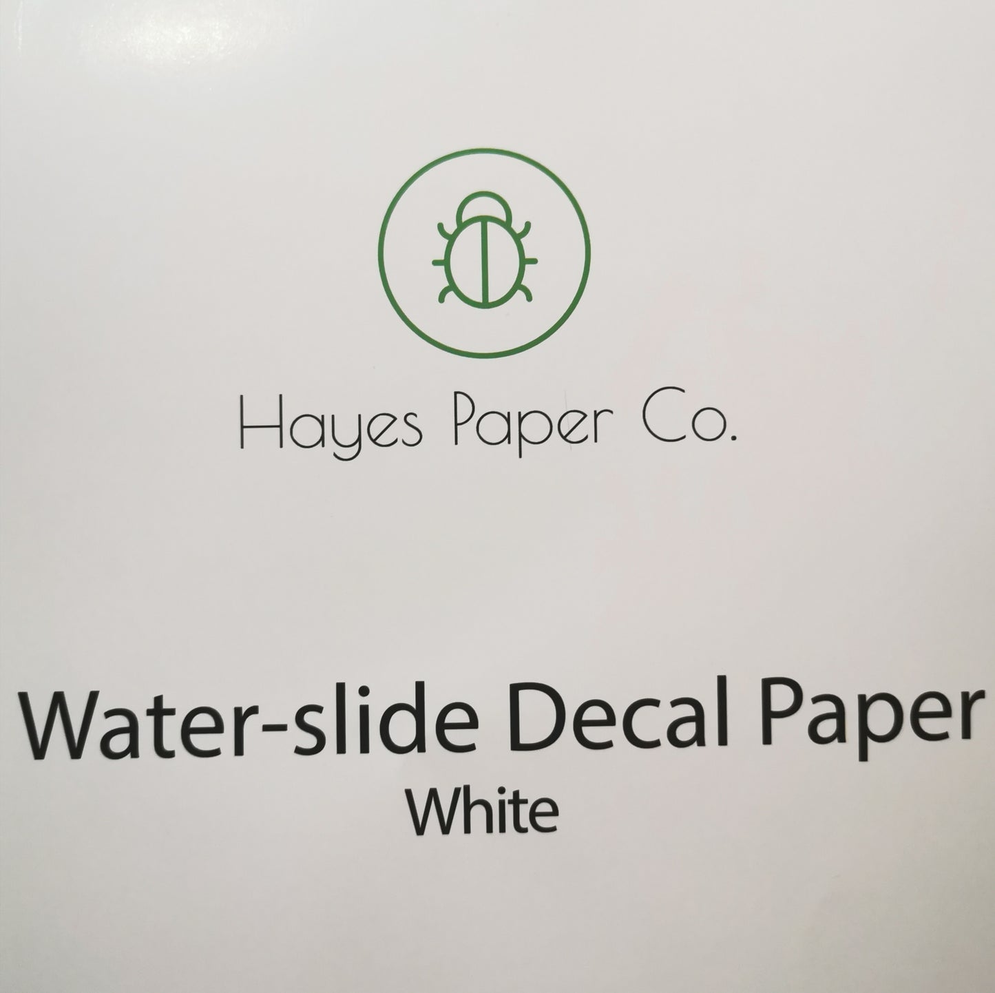 Water-slide Decal Paper - White