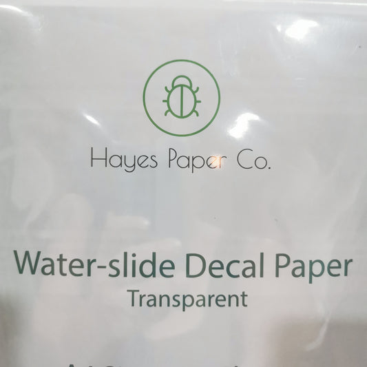 Water-slide Decal Paper - Transparent