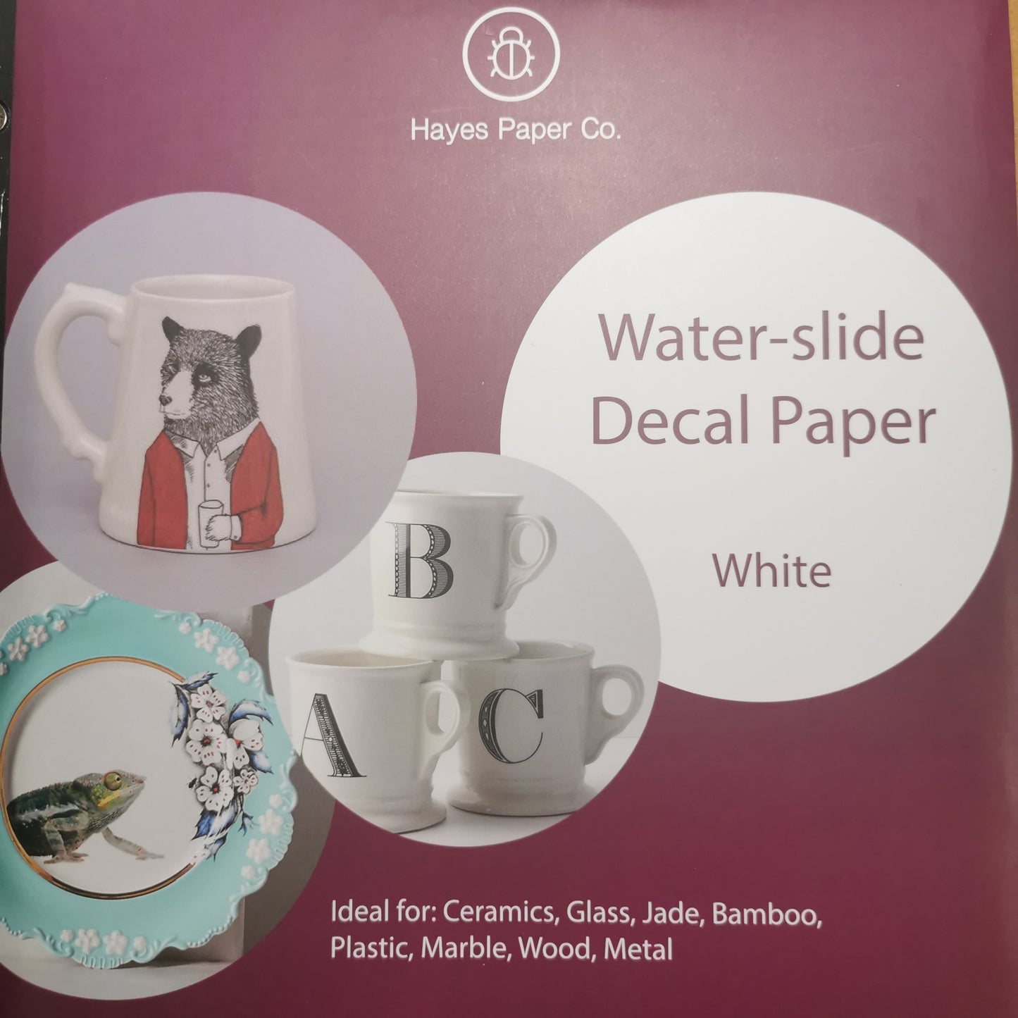 Laser Water-slide Decal Paper - Laser White