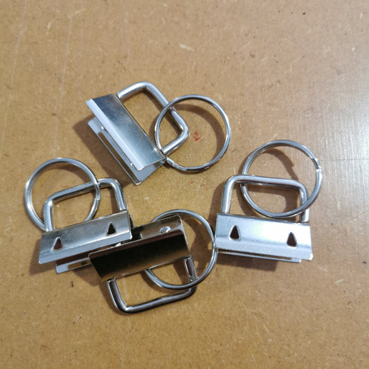 Key Fob - Silver 25mm