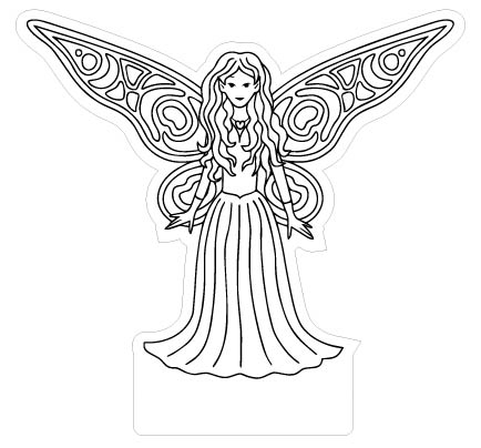 Lightbox Acrylic - Fairy Princess