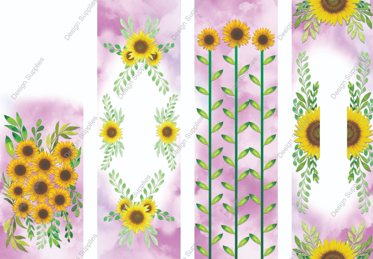 Lilac Sunflower - Pen Wraps