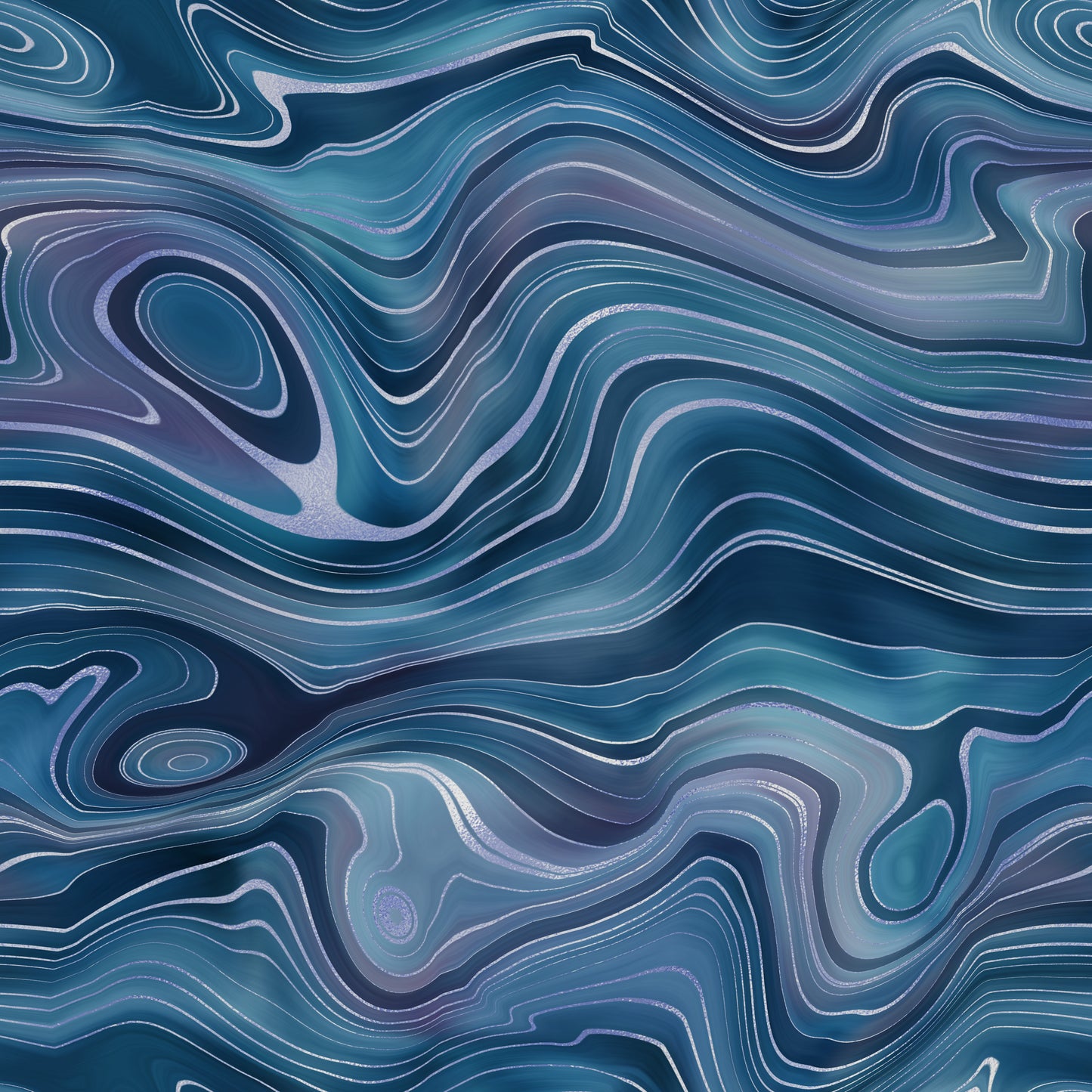 Ocean Blue Strata - 3