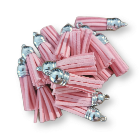 10 Pack Candy Pink Tassels