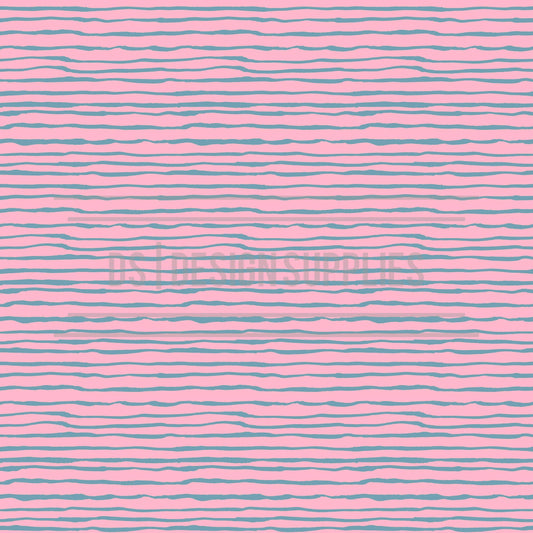 Dusky Pink and Blue Lines
