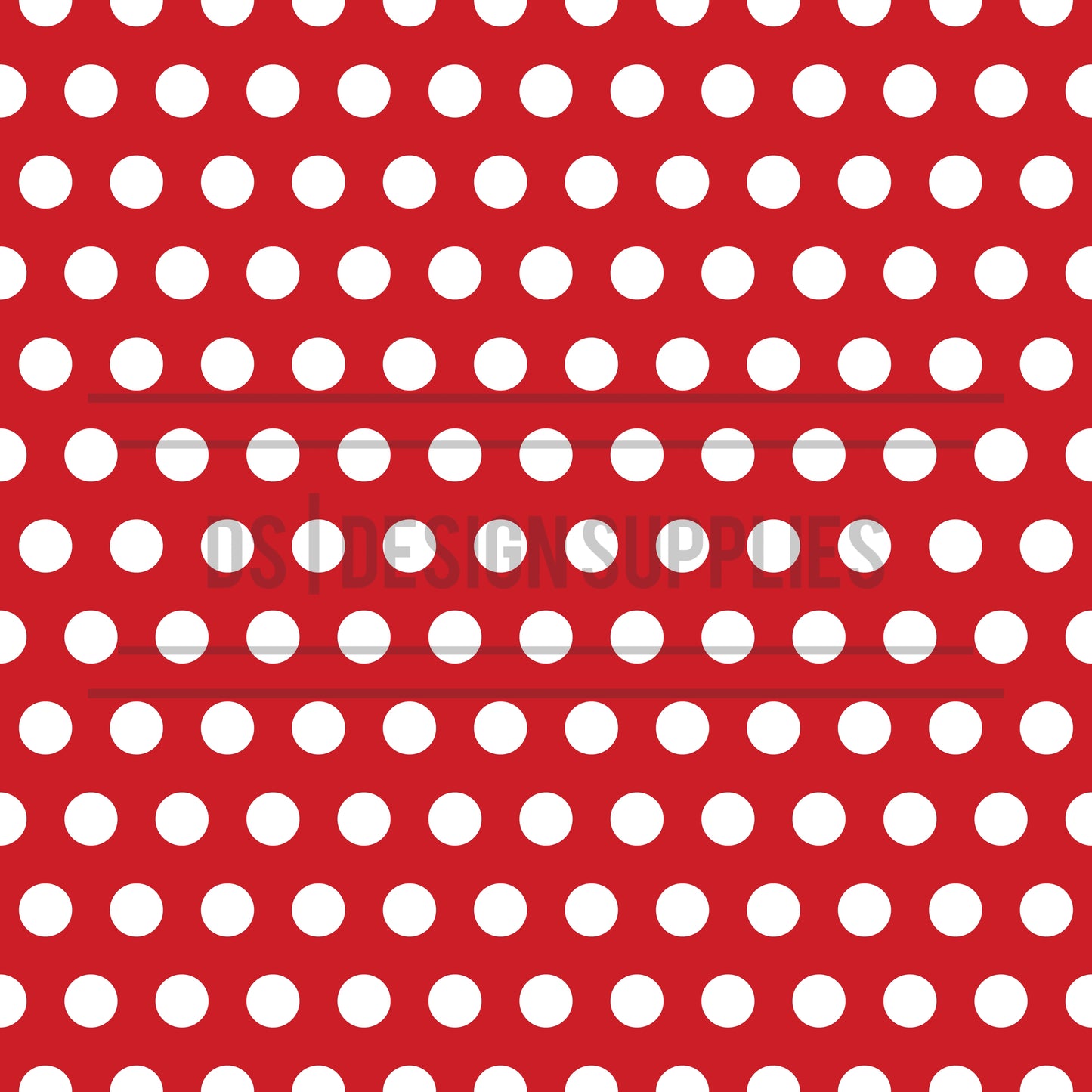 Red with White Dot
