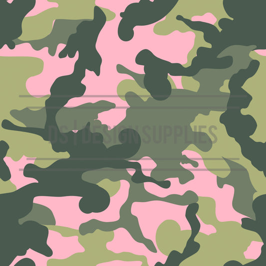 Pink and Green Camo