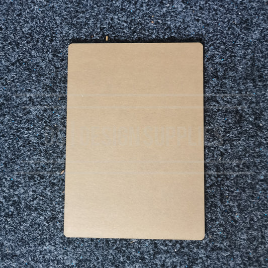 A5 size with rounded corners