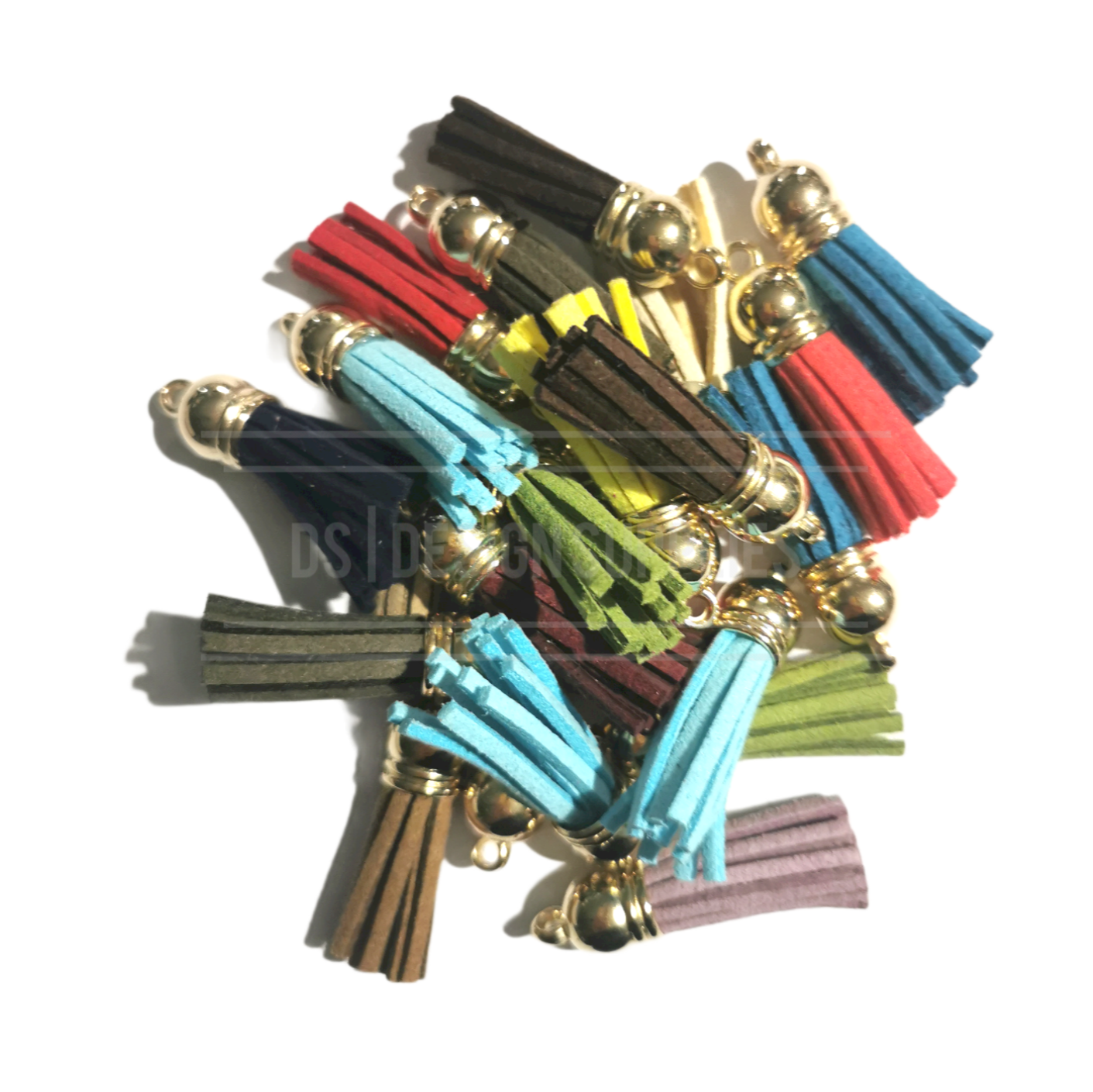 20 Pack Gold Topped Tassels