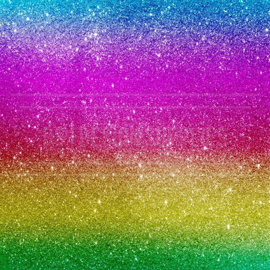 Rainbow Glitter Ombre