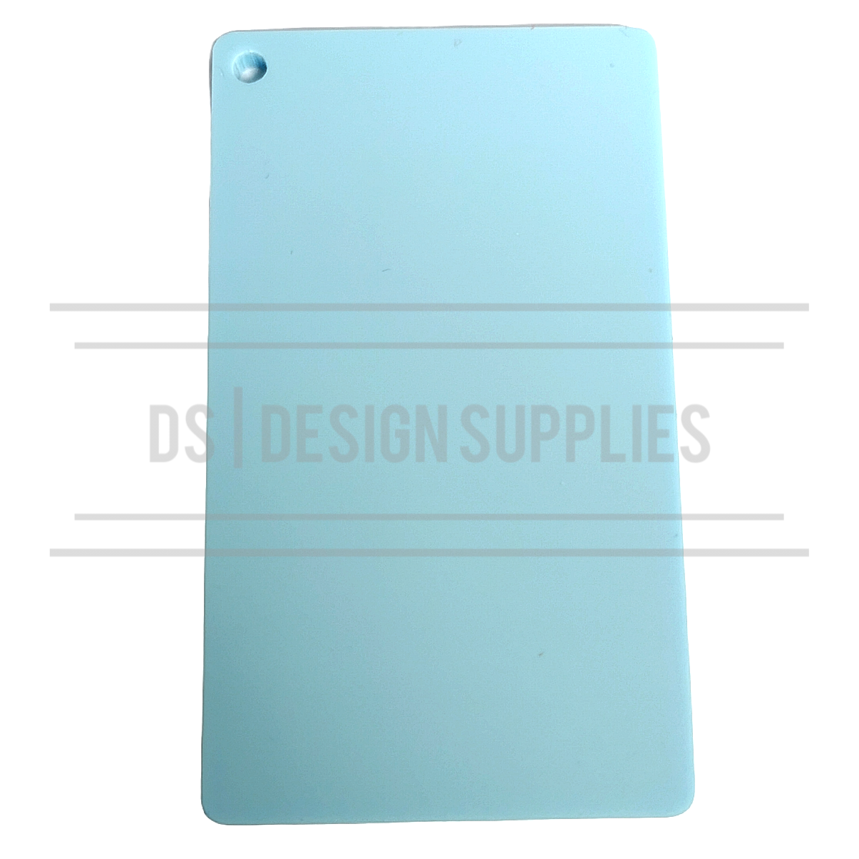 3 inch Rectangle Pastel Blue