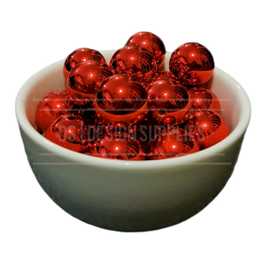 20mm Metallic - Cherry Red