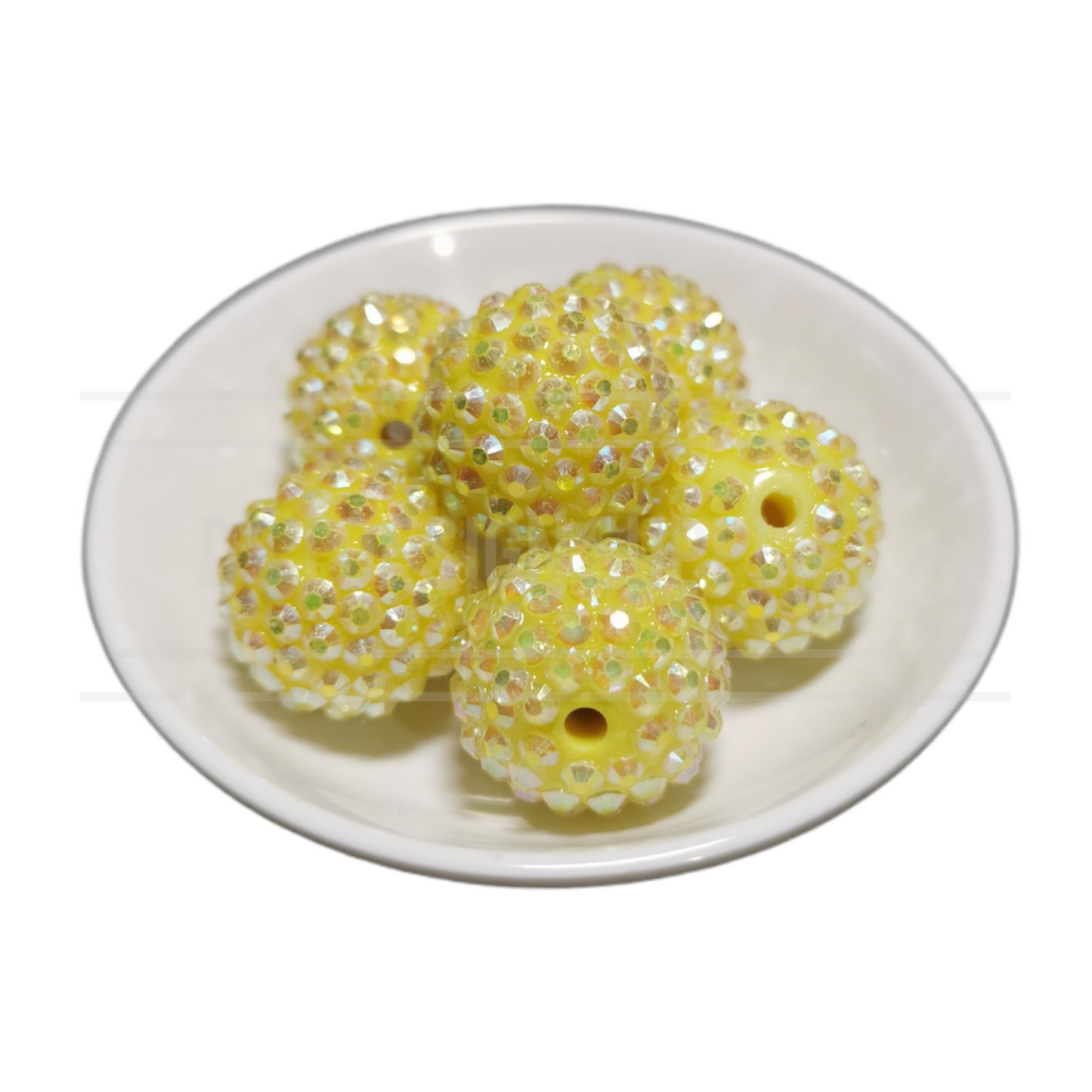 20mm Rhinestone - Pastel Yellow