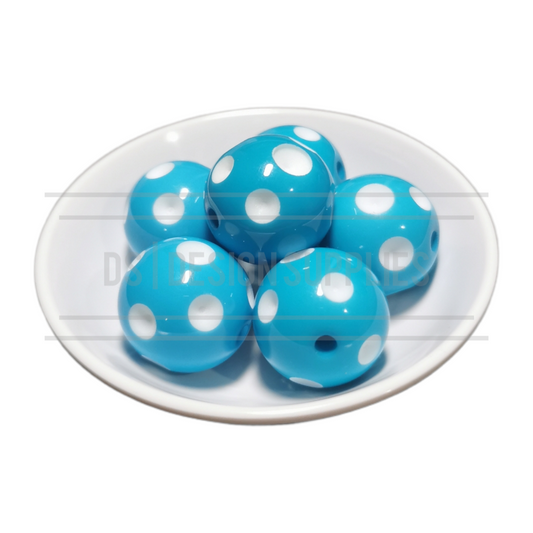 20mm Dimple - Aqua