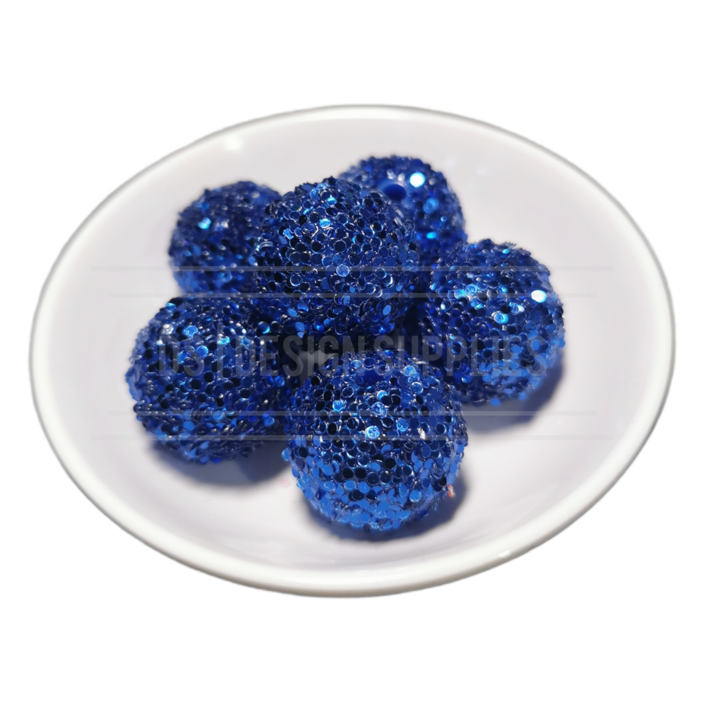 20mm Glitter Ball - Royal Blue