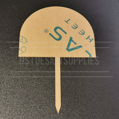 Acrylic - 4 Inch Rainbow Cake Topper - 7 Colours