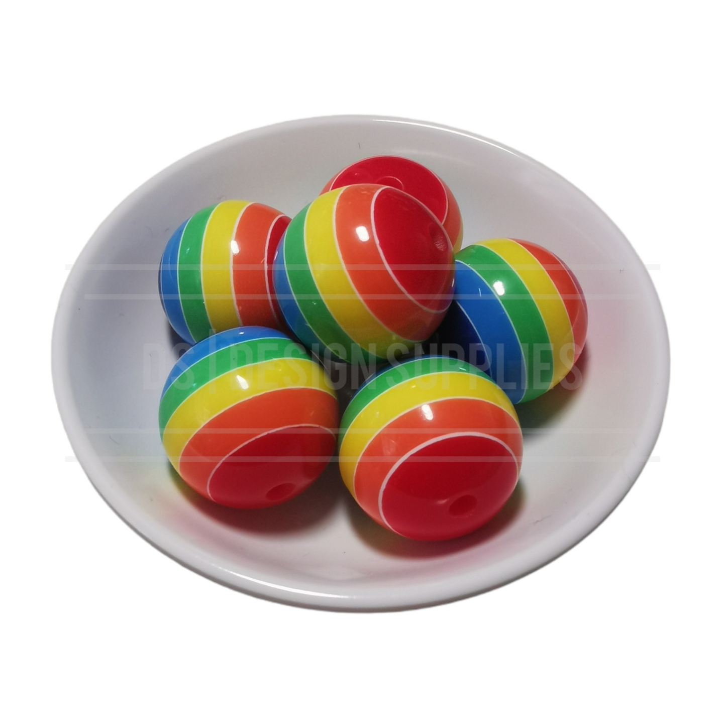 20mm Candy Stripe - Rainbow