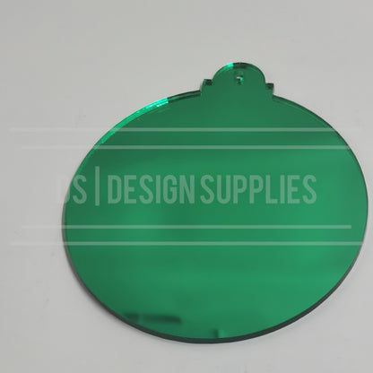 Acrylic - 4 Inch Bauble - Mirror