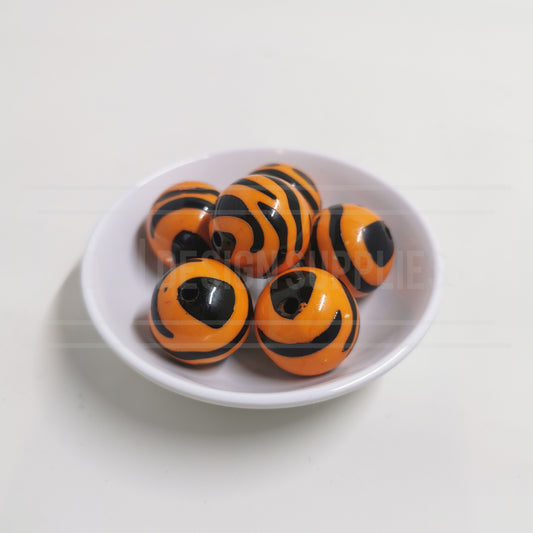 20mm Zebra Stripes - Orange